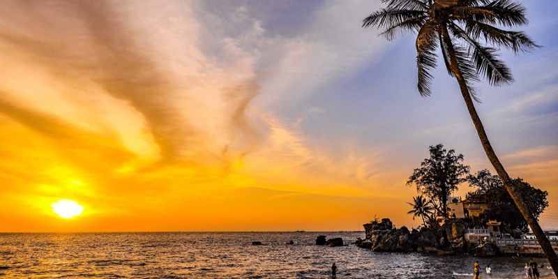 Sunset at Dinh Cau Temple